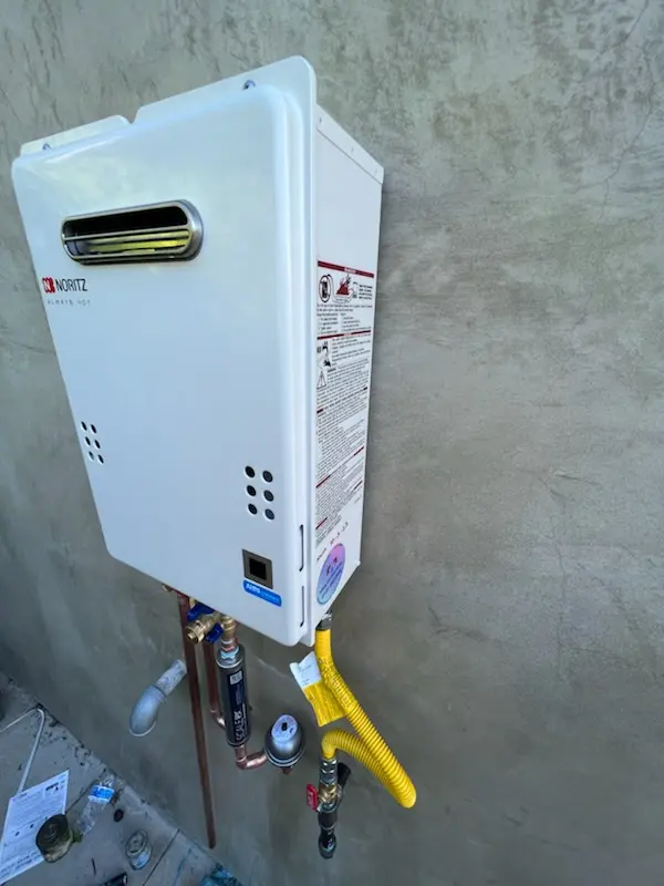 Tankless water heater installation for Northshore homes