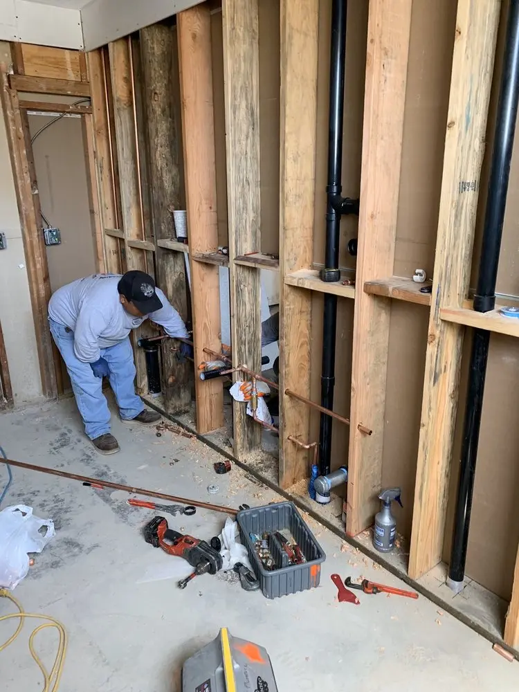 Commercial rough-in plumbing for Gas Line Repair in Northshore